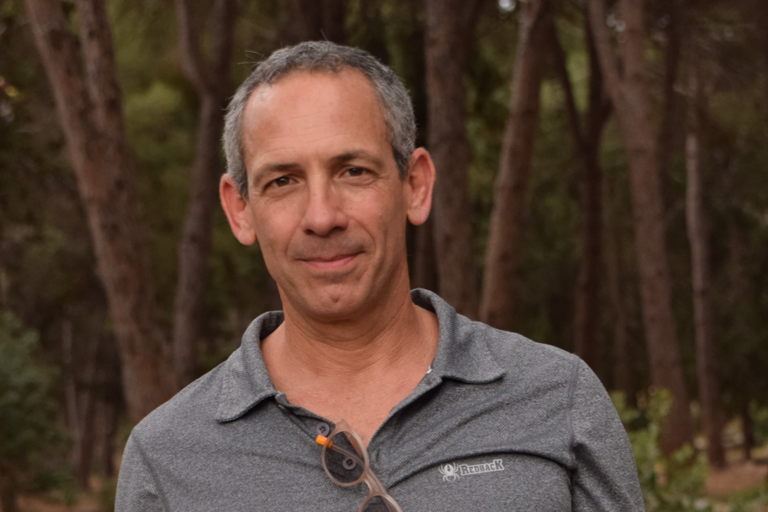 Man in gray shirt