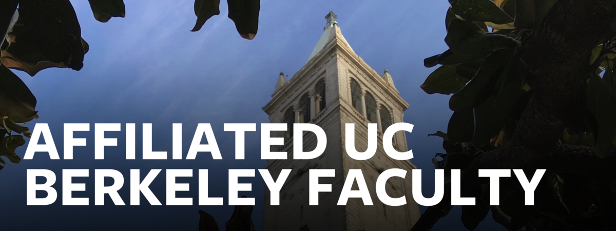 affiliated uc berkeley text in front of image of the clocktower